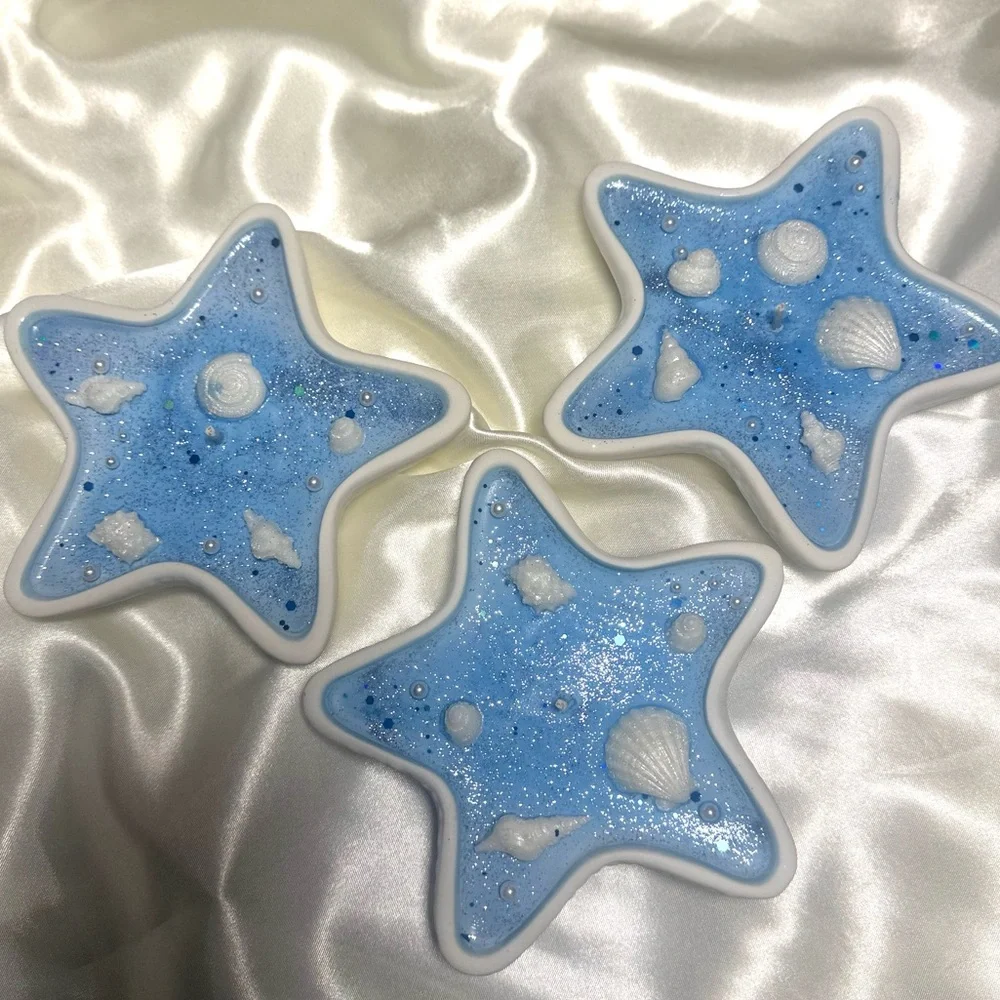 Starfish Breeze Ceramic Soy Candle - 8oz 🐚 - Picture 2 of 2